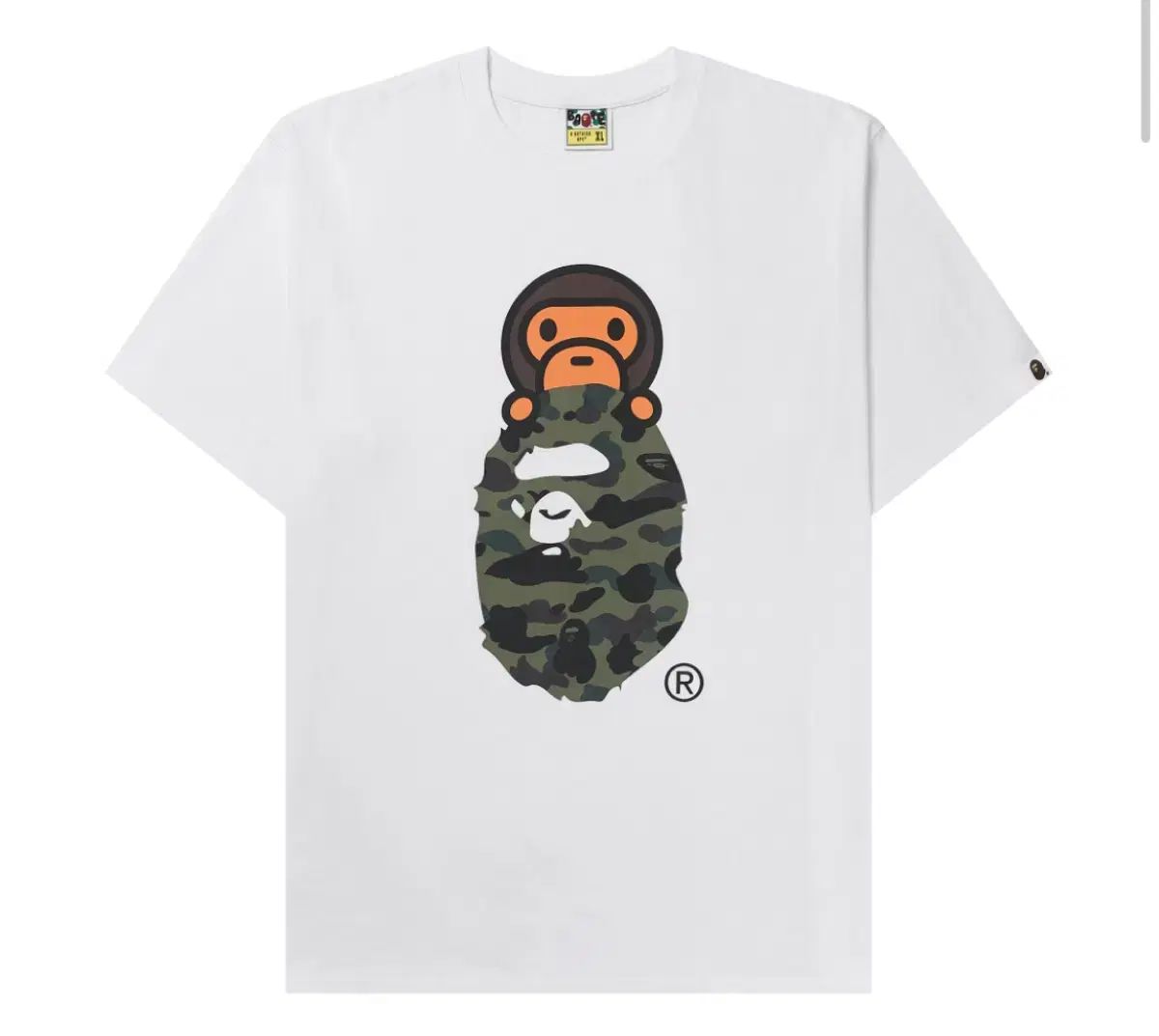A BATHING APE アベイシングエイプ カモフラージュ マイロ 半袖 Xs