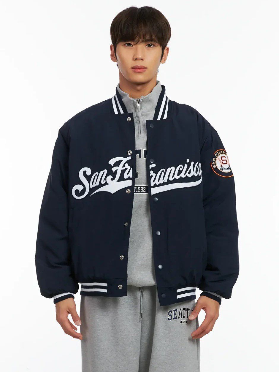 冬 SF 野球 ダウン アウター ショート ベースボール スタジアム スタジャン 軽量