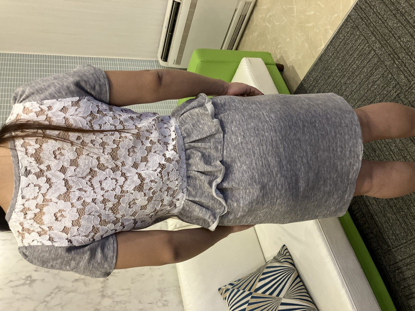 レディース JILLSTUART ジルスチュアート ワンピース サイズ4 グレー 
