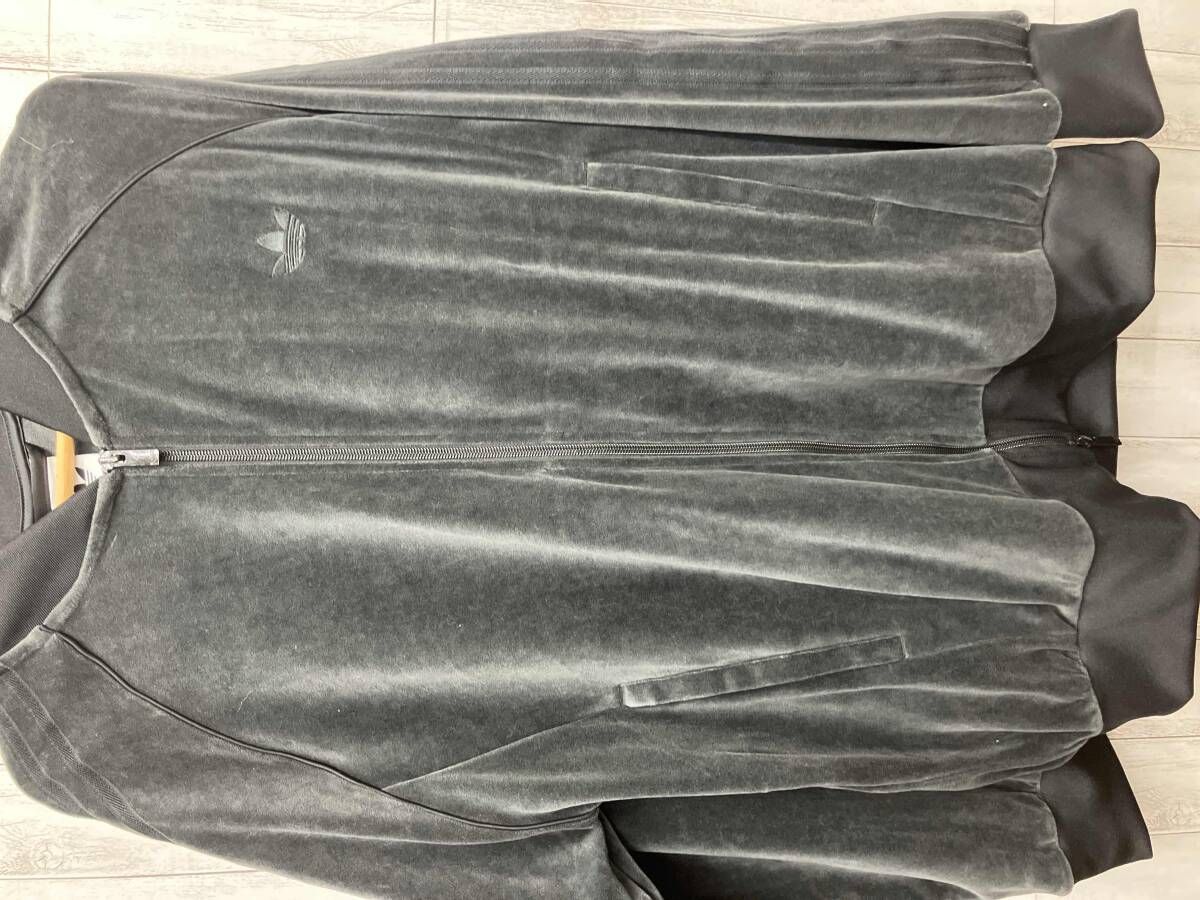 adidasジャージ4 XL JX 1559 ベロア ブラック