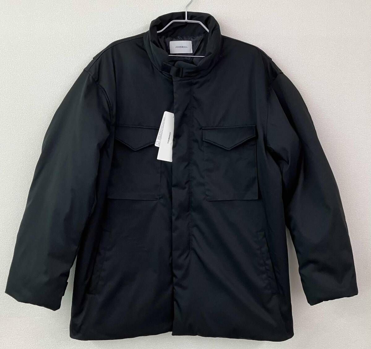 新品未使用　Black & White ジップアップジャケット JOHNBULL ジョンブル 中わた入ジャケット ブラック メンズLL JM261L04