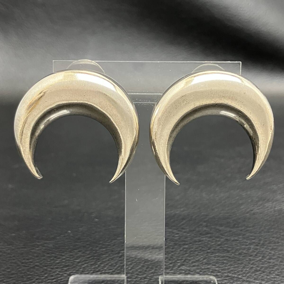 箱 保存袋 付 MARINE SERRE ムーンピアス シルバーカラー