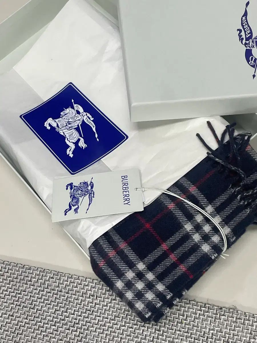バーバリー チェック マフラー フルセット タグ ボックス O