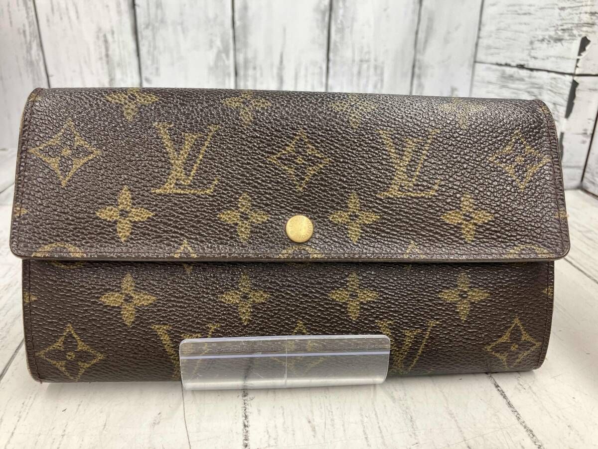 LOUIS VUITTON ルイヴィトン TH 0051 モノグラム 長財布 ブラウン