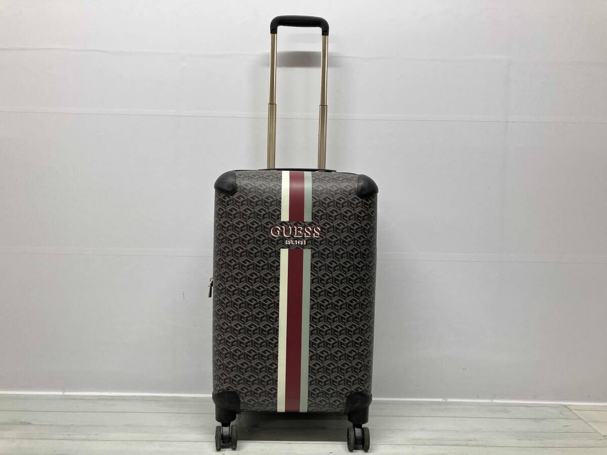 GUESS ゲス キャリーバッグ スーツケース TSAロック チャコール 通年