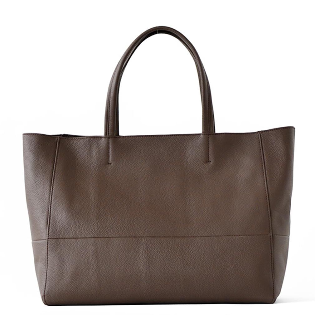 ヴィータフェリーチェ 本牛革 トートバッグ メンズ ユニセックス レディース oinb n 1706 チャコールブラウン