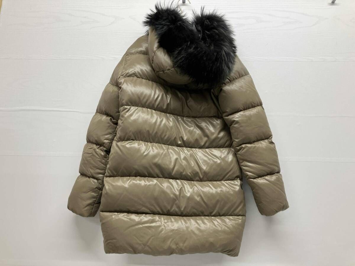 DUVETICA デュベティカ ダウンコート ベージュ ショップ フード付き