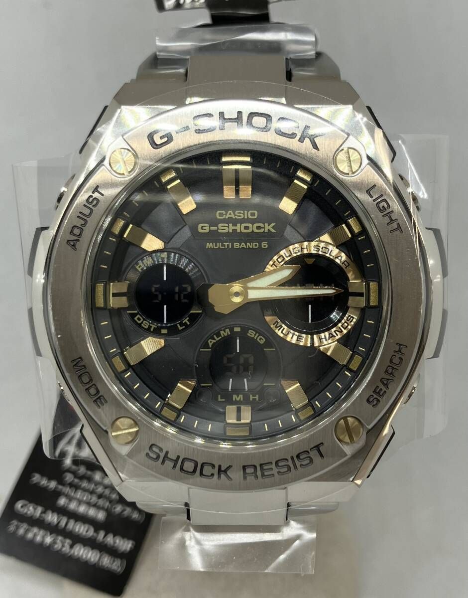 CASIO カシオ G SHOCK ジーショック GST W 110 D 1 A 9 JF 電波ソーラー メンズ 腕時計 付属品有