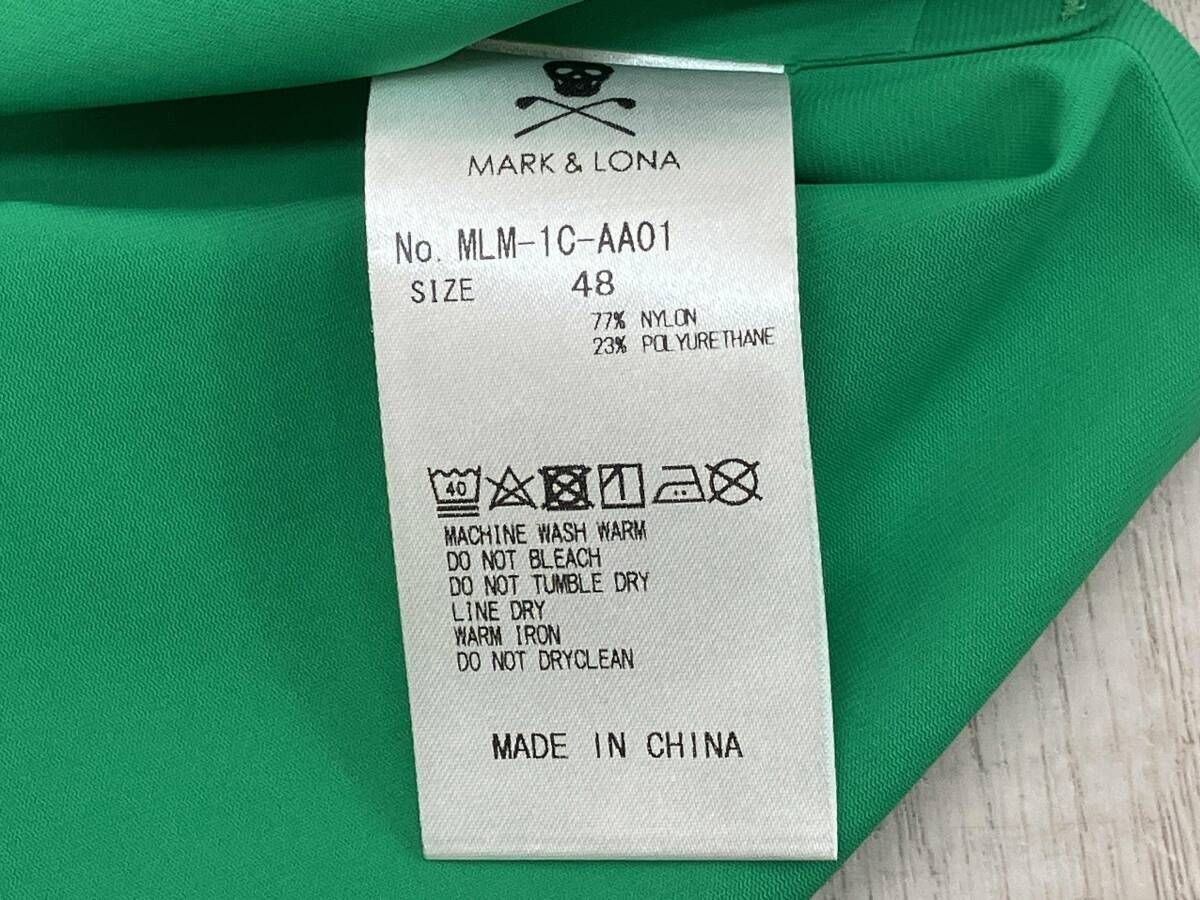 MARK&LONA Jaded Punching Mock neck shirts マークアンドロナMサイズ