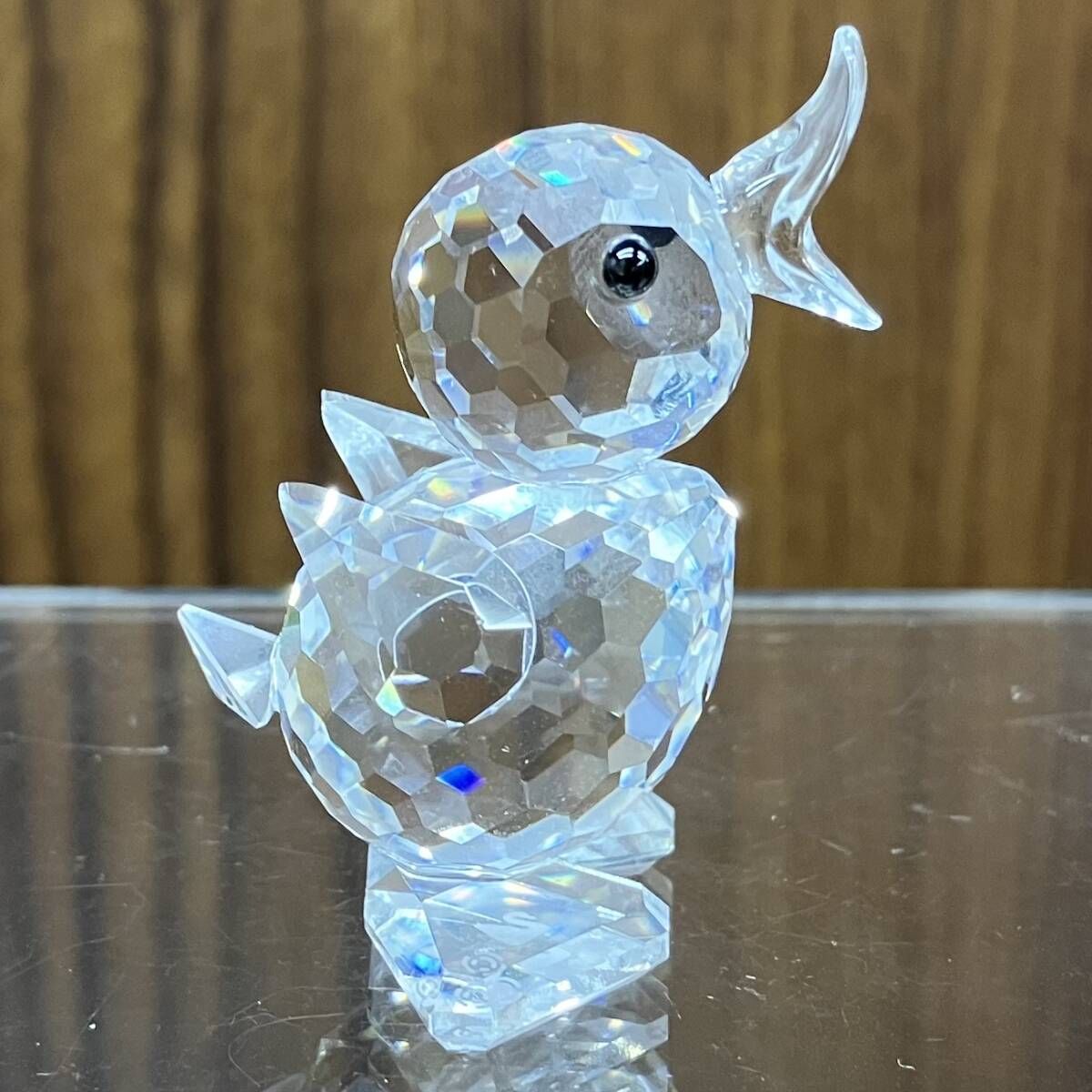スワロフスキー SWAROVSKI トップ 置物 アヒル SWAROVSKI