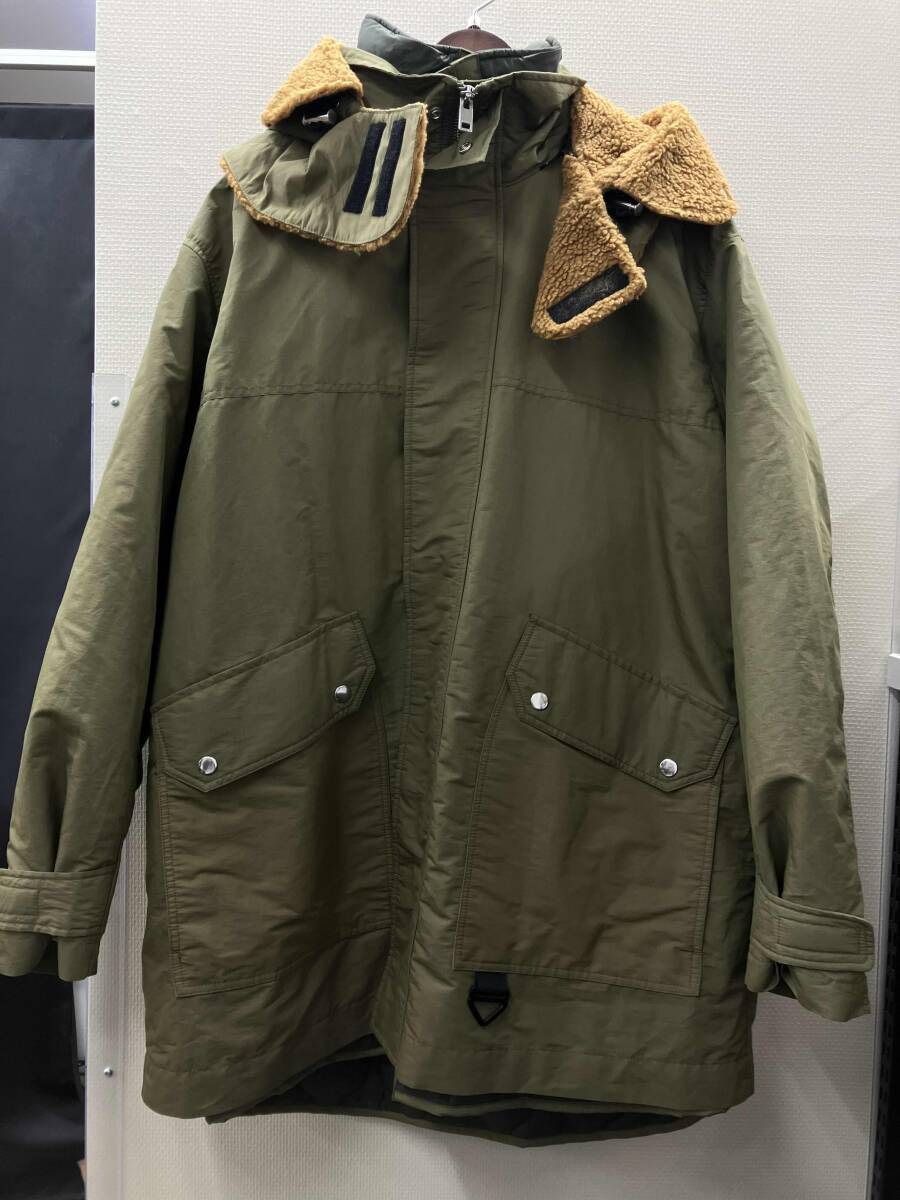 DIESEL ディーゼル モッズコート カーキ