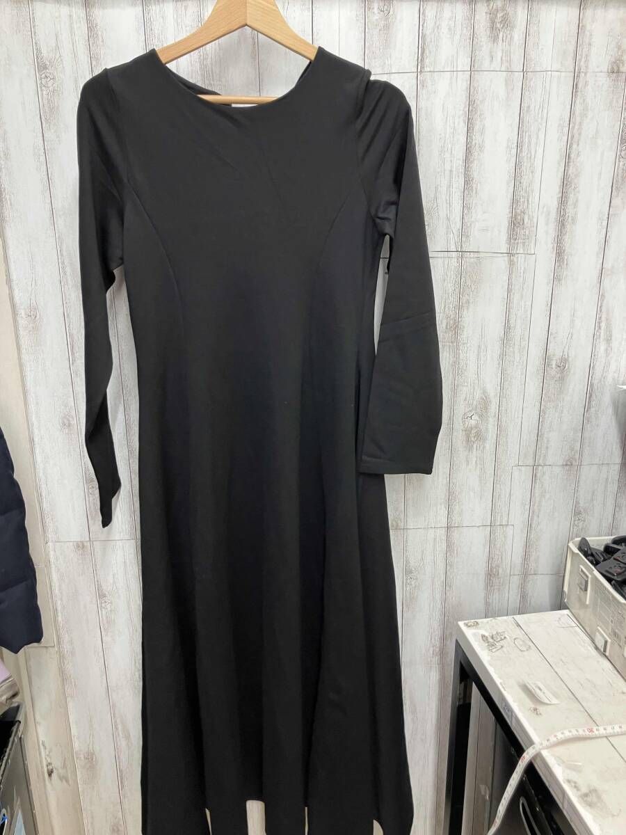 THE TOE 長袖ワンピース ブラック