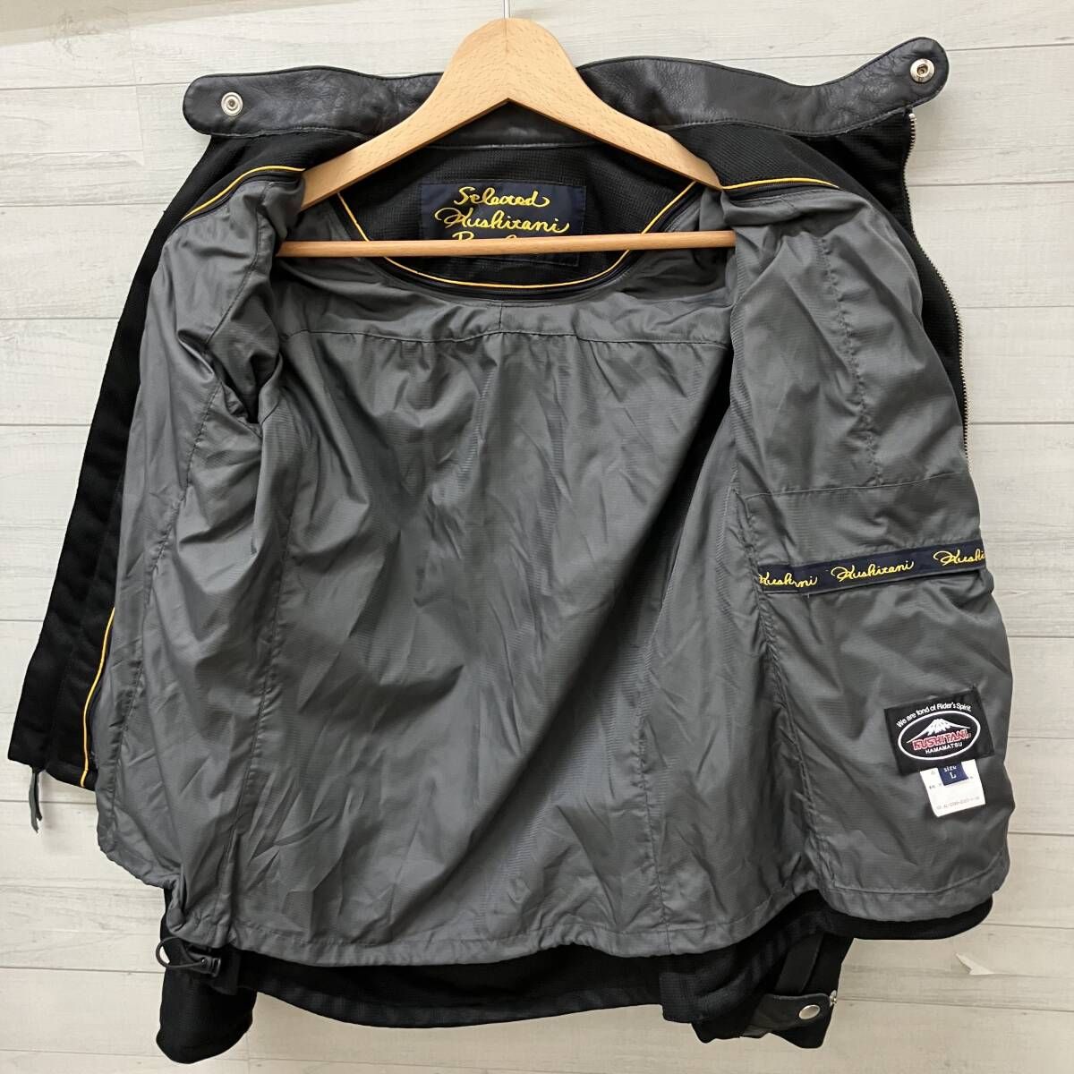 KUSHITANI クシタニ ライダースジャケット カウレザー メッシュ KL 