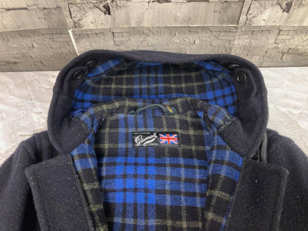 gloverall グローバーオール クラシックダッフルコート 裏地チェック