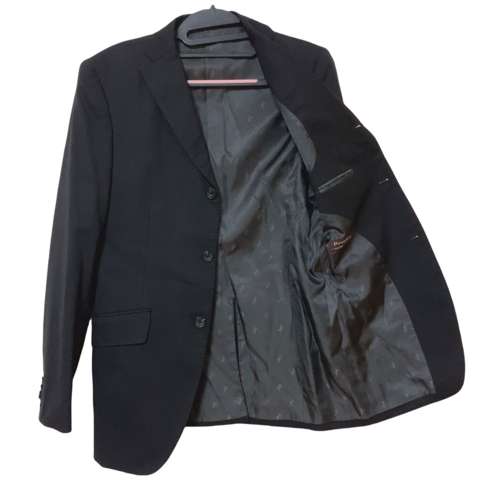 alice auaa テーラードジャケット 黒 メンズ 1 旧タグ z1710 【美品】Restrict abx.プロデュース テーラードジャケット 黒