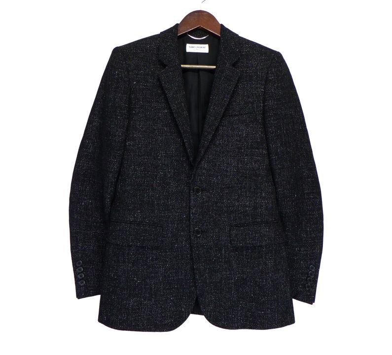 サンローランパリ SAINT LAURENT PARIS 416408 Y 522 L ノッチドラペル 2 B ジャガード テーラード ジャケット 46918