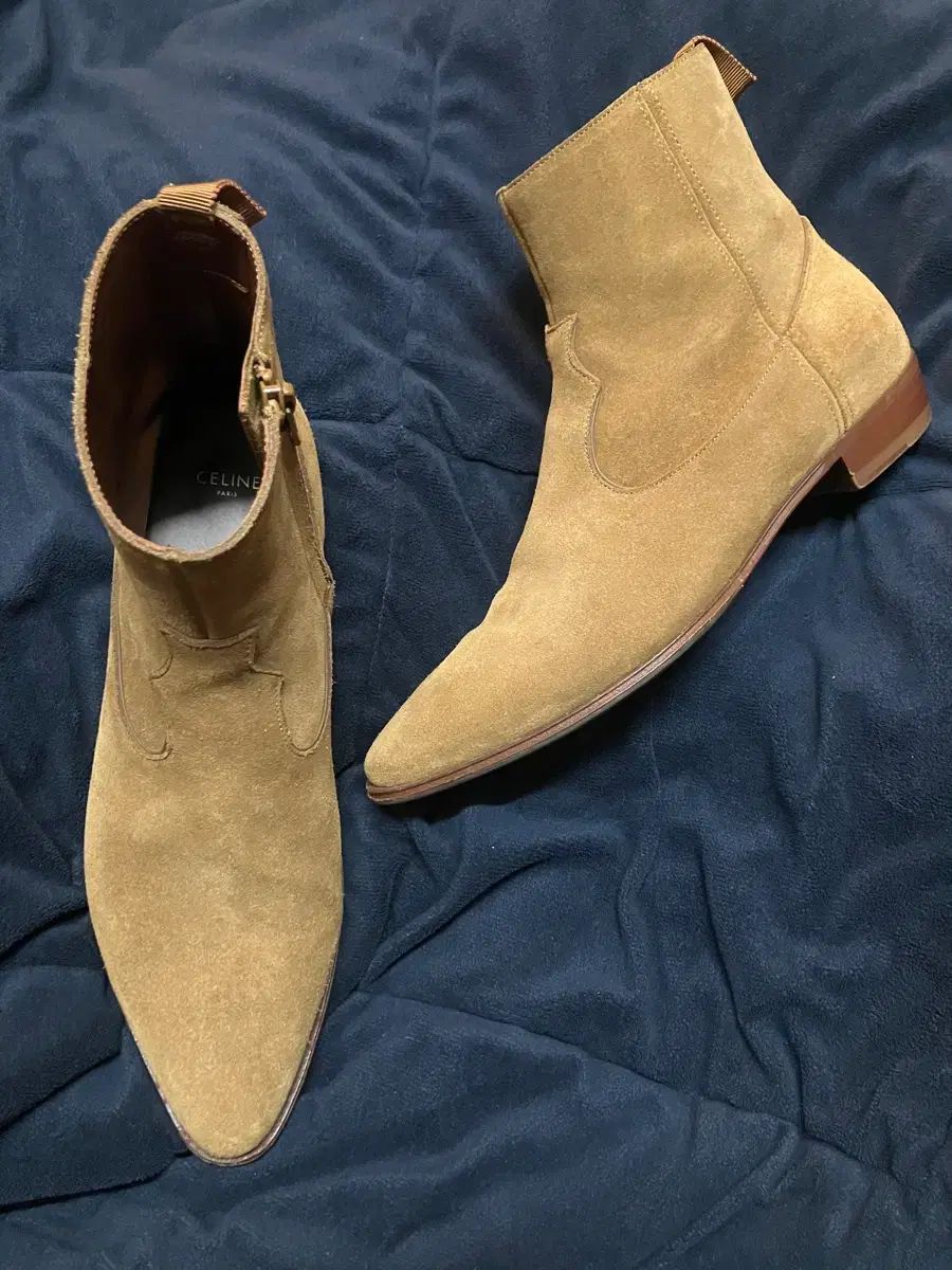 Celine セリーヌ 19 ss ジャック スウェード ウェスタン ブーツ