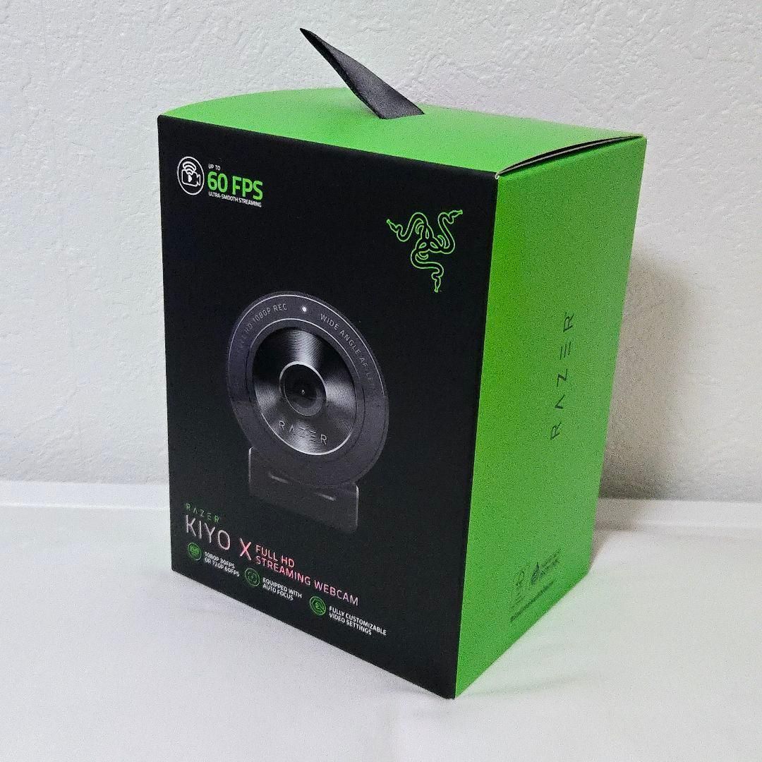Razer】Kiyo X ストリーミング ウェブカメラ USB 2.0 フルHD 1080p