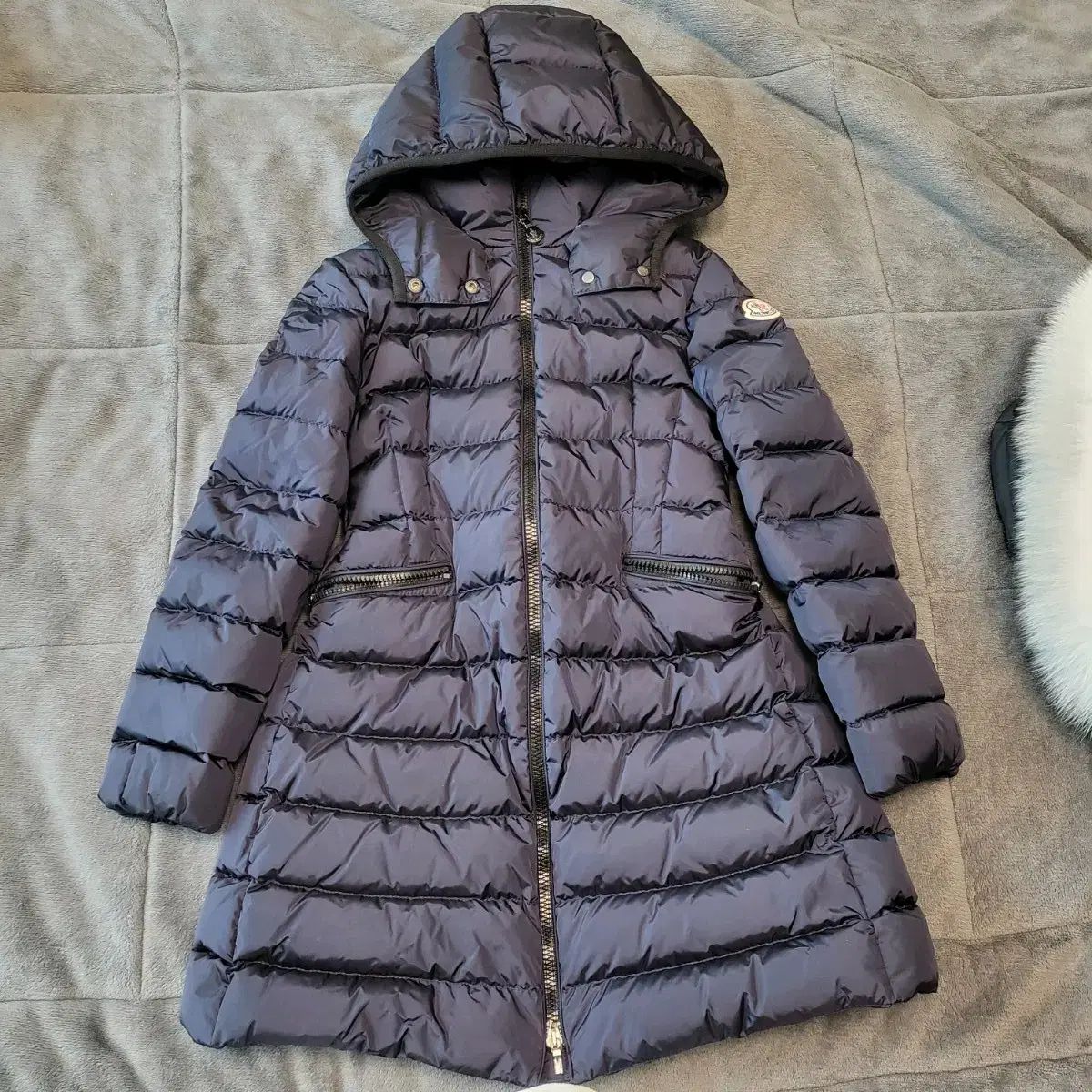 モンクレール シャーパル ダウン 10 y 140 ダークネイビー