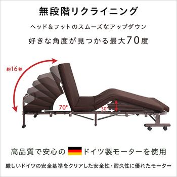 電動リクライニングベッド KLAPP-クラップ- [7209] 電動リクライニングベッド KLAPP-クラップ- [7209] 電動リクライニング