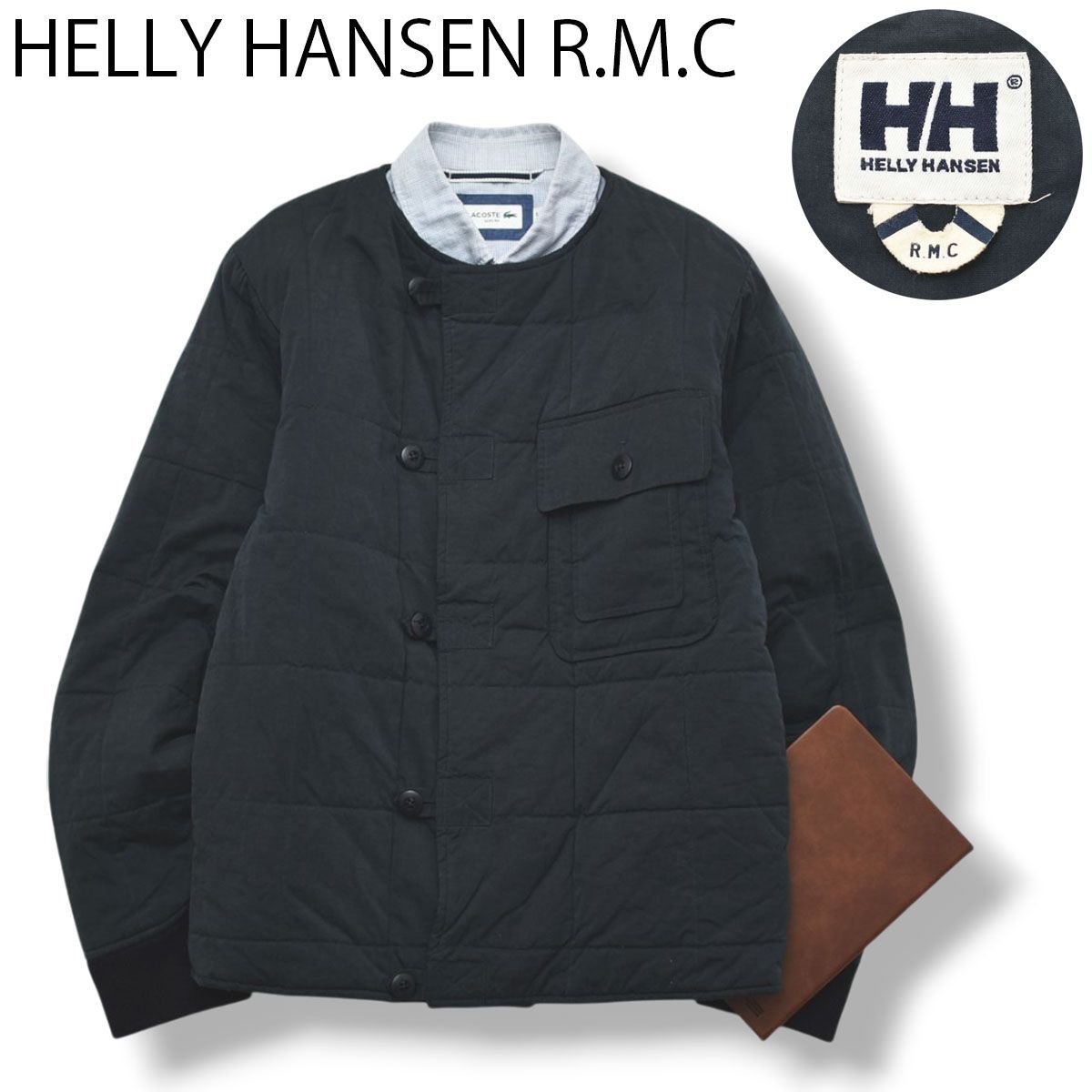 定価 41 040 円 ヘリーハンセン HELLY HANSEN RMC COLD WEATHER BLOUSON キルティング 中綿 ジャケット L ネイビー 無地 メンズ