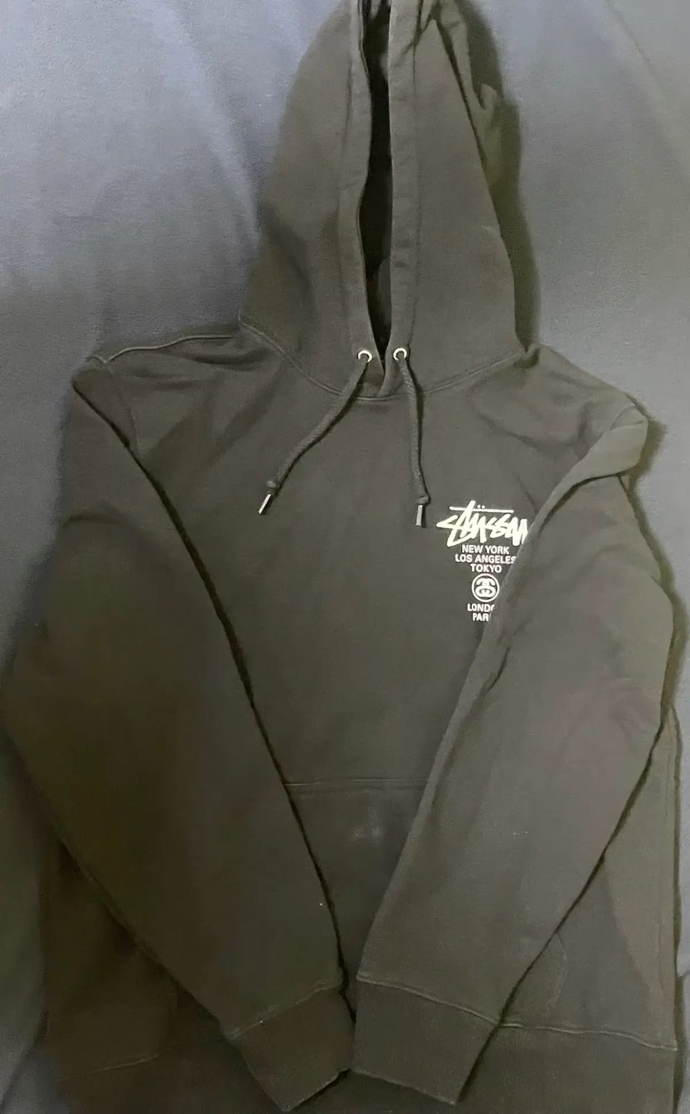 STUSSY WORLD TOUR フーディー ブラック M 2025