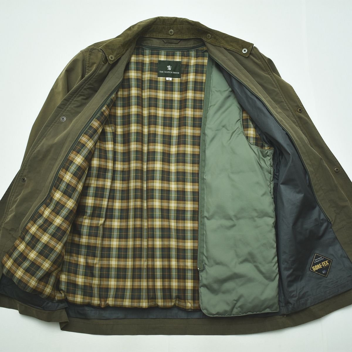上質】 スコッチハウス THE SCOTCH HOUSE ダウンライナー 付き GORE