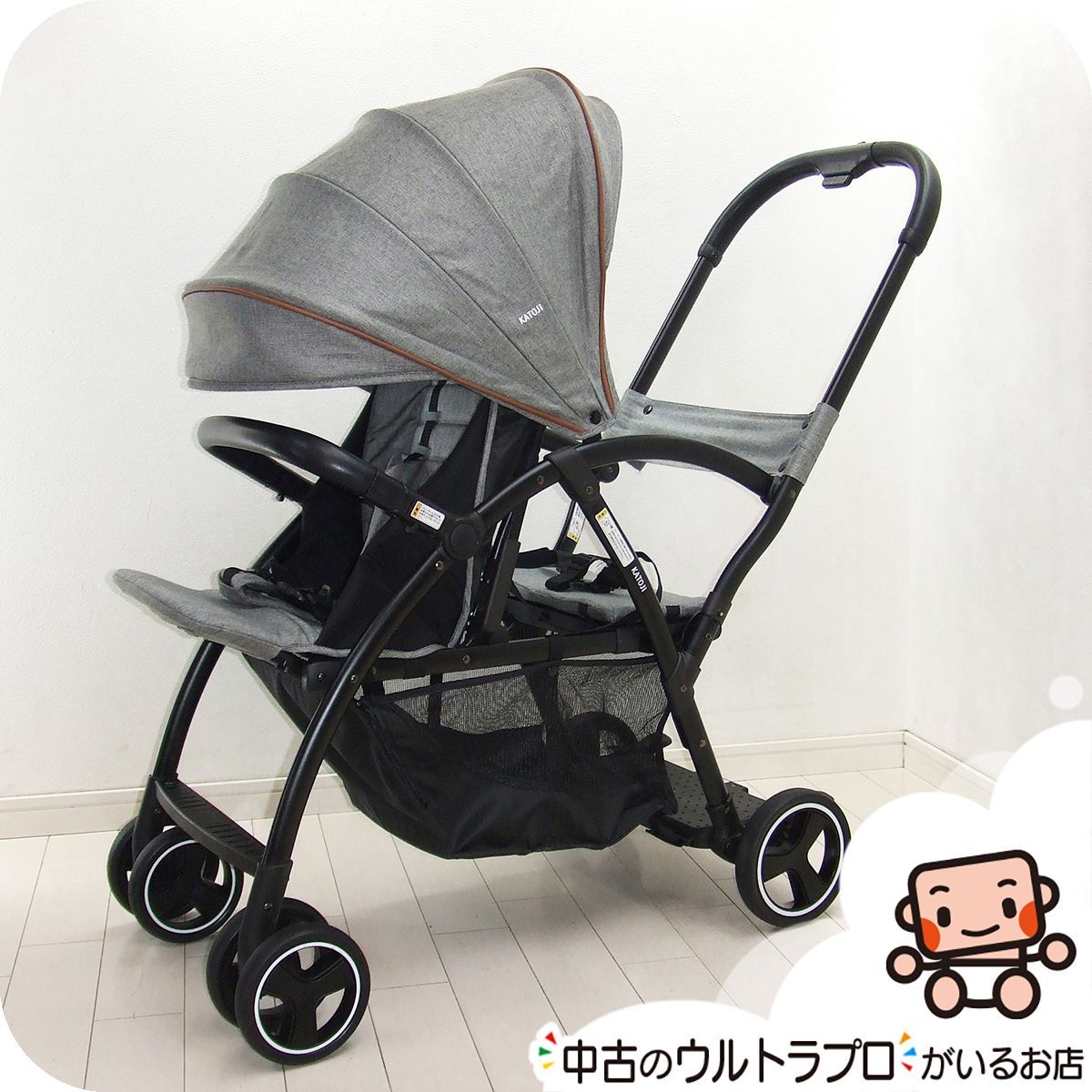二人乗りベビーカー KATOJI ツーシーター 2 Seater 年子 双子 2人乗り ベビーカー 品 A