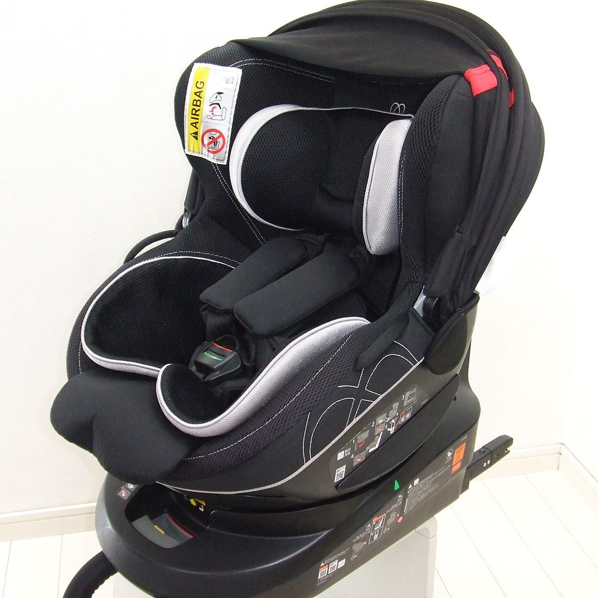 綺麗 チャイルドシート 中古 エールベベ クルット4iグランス ISOFIX