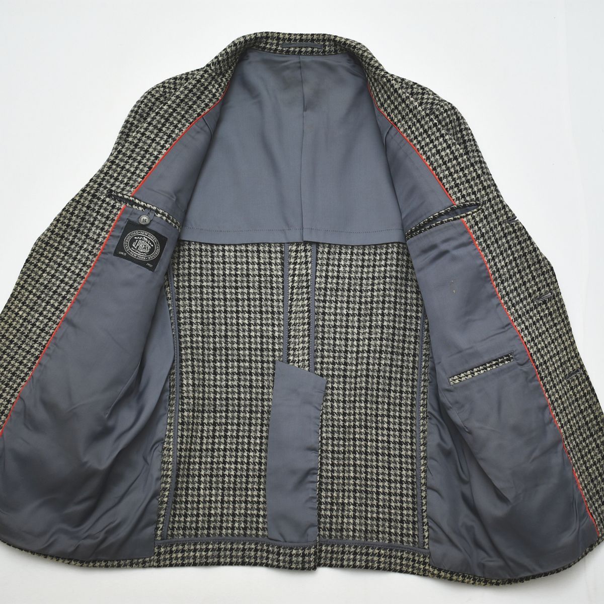 美品✨現行タグ✨ジェイプレス　英国生地　くるみ　テーラードジャケット　千鳥　BL テーラードジャケット グレンチェック チェック 千鳥 千鳥格子