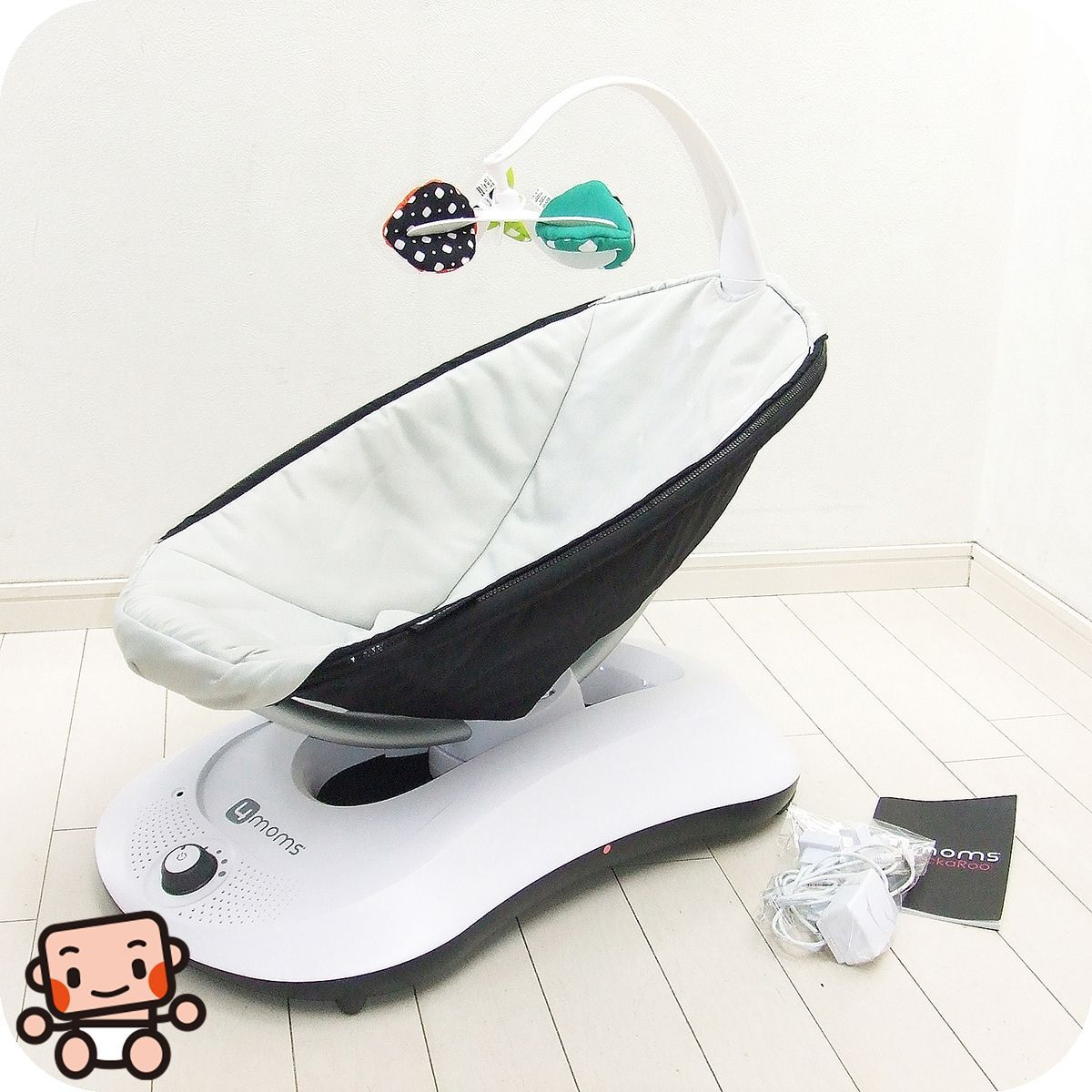 電動バウンサー 4 moms ロッカルー フォーマムズ rockaRoo バウンサー B