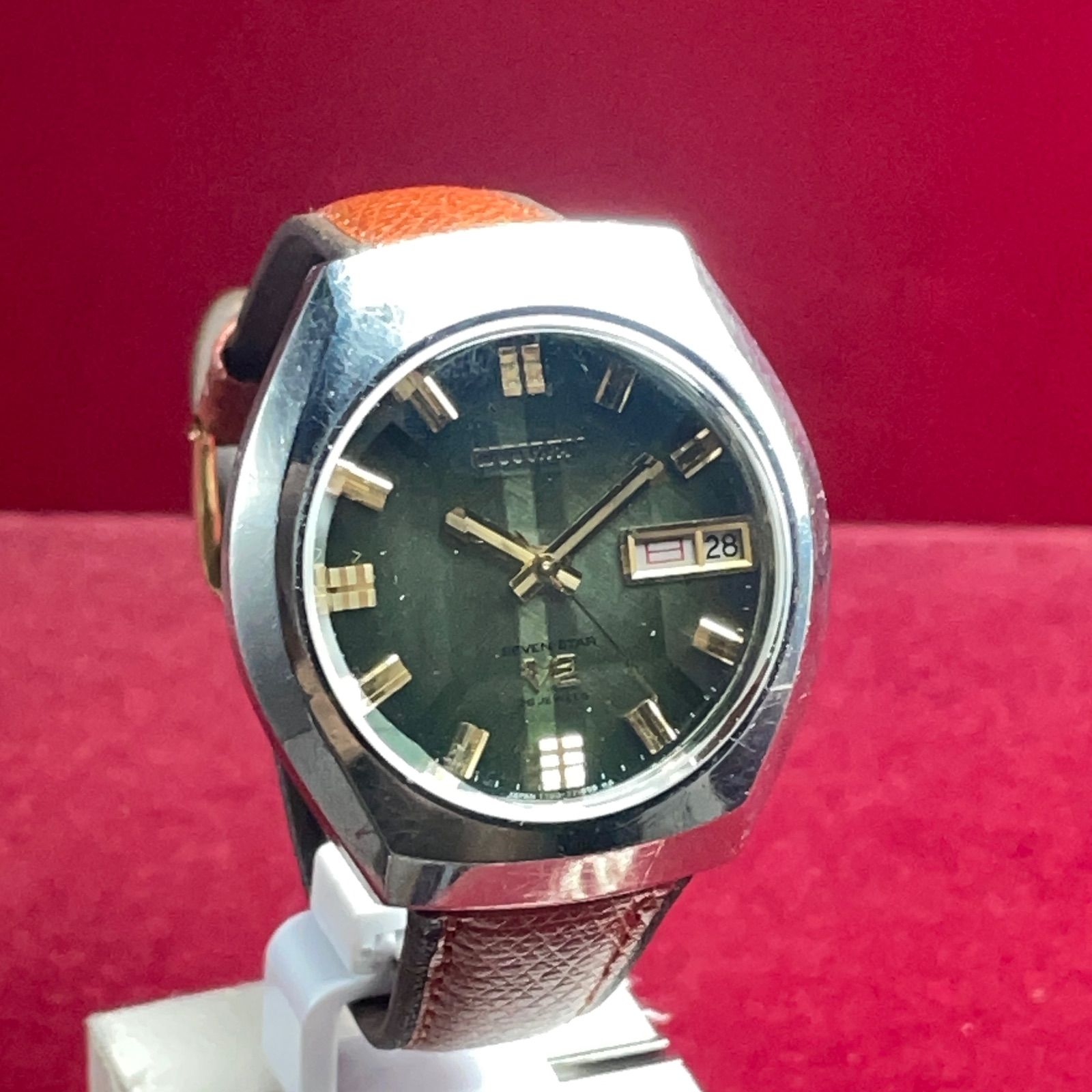 OH済】70s CITIZEN SEVEN STAR V2 5面ガラス風防新品 ヴィンテージ