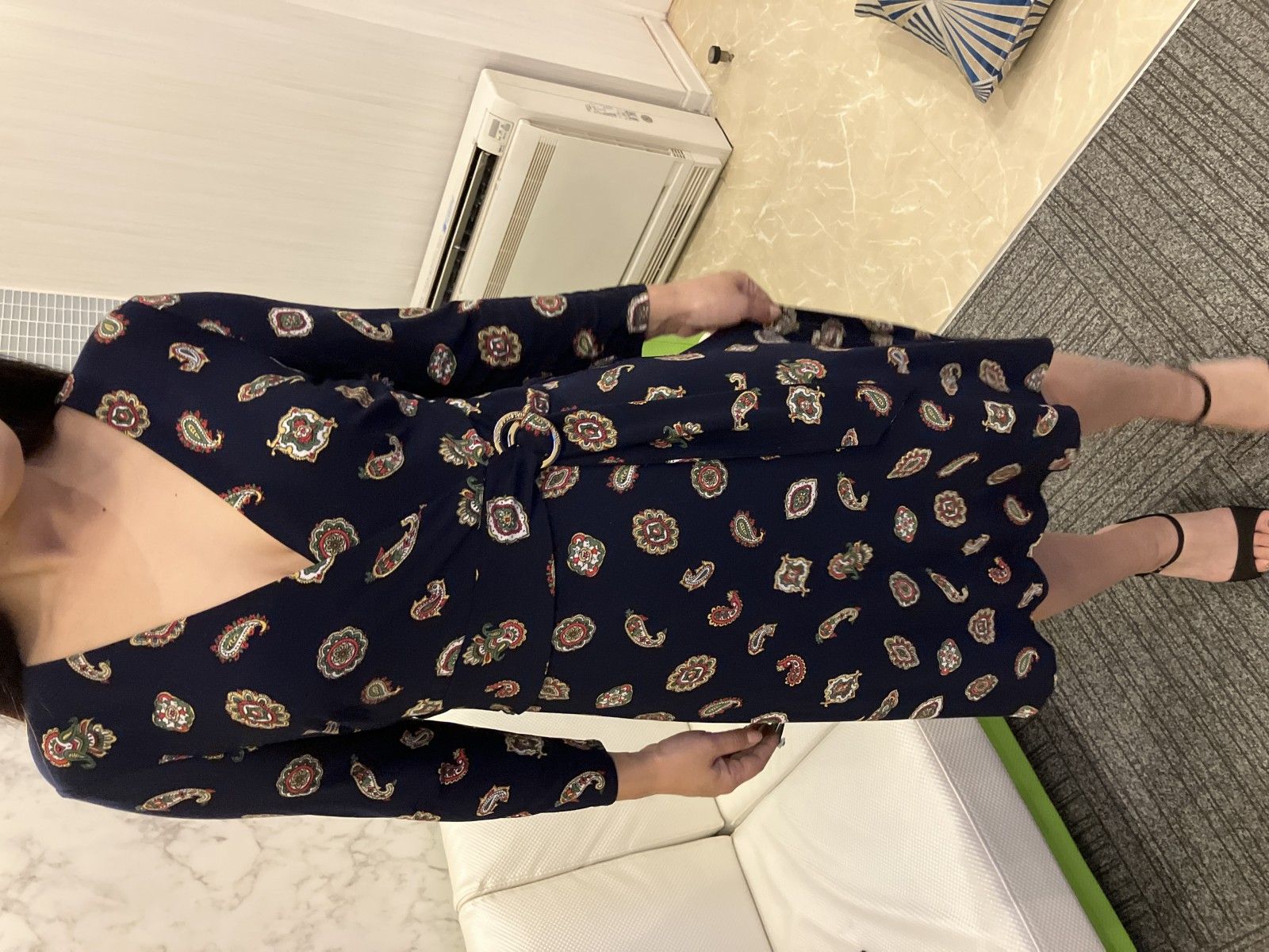 LAUREN RALPH LAUREN ローレンラルフローレン ペイズリー柄 ワンピース LAUREN RALPH LAUREN ローレンラルフローレン ペイズリー柄 ワンピース
