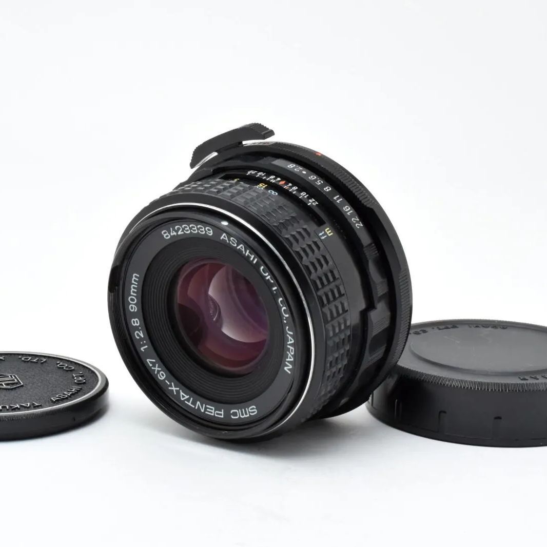 SMC Pentax 67 90 mm f 2 8 後期型 中判レンズ 6 x 7 II対応 前後キャップ付き 動作