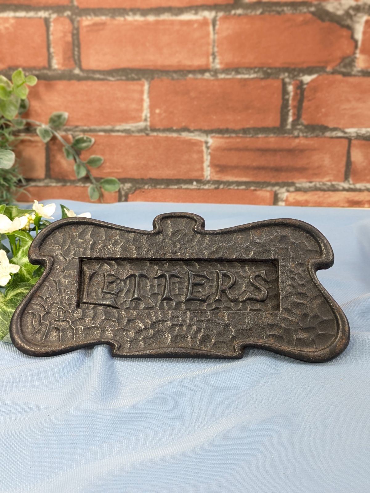 イギリス アンティーク 鉄製 ドアパーツ 郵便受け レタープレート