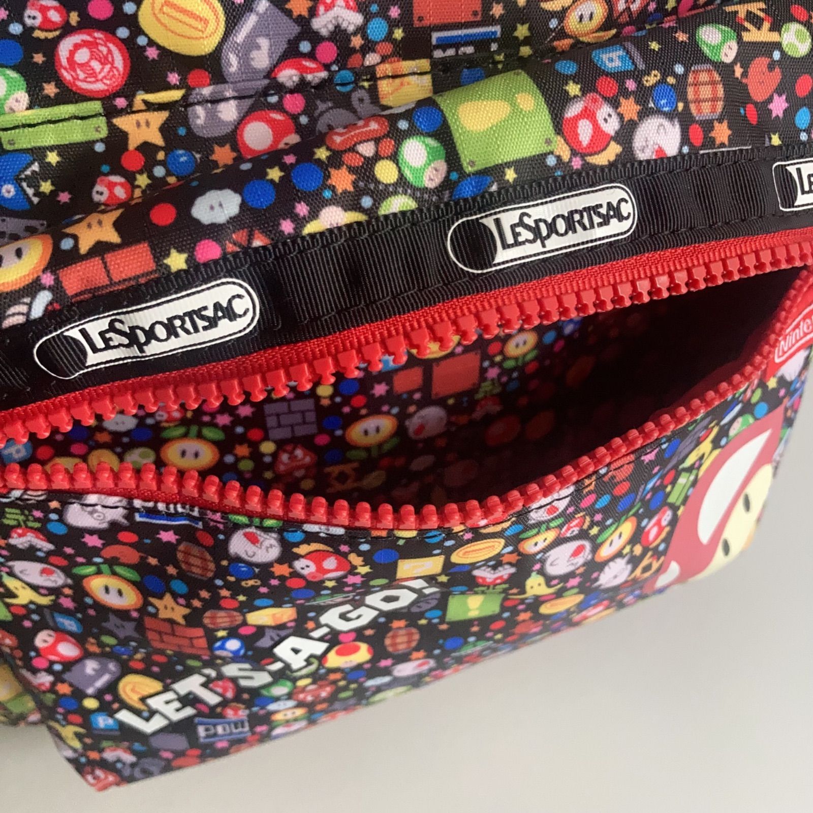 レスポートサック　スーパーマリオ　パワーアップブースト　リュックサック レスポートサック スーパーマリオ リュック パワーアップブースト