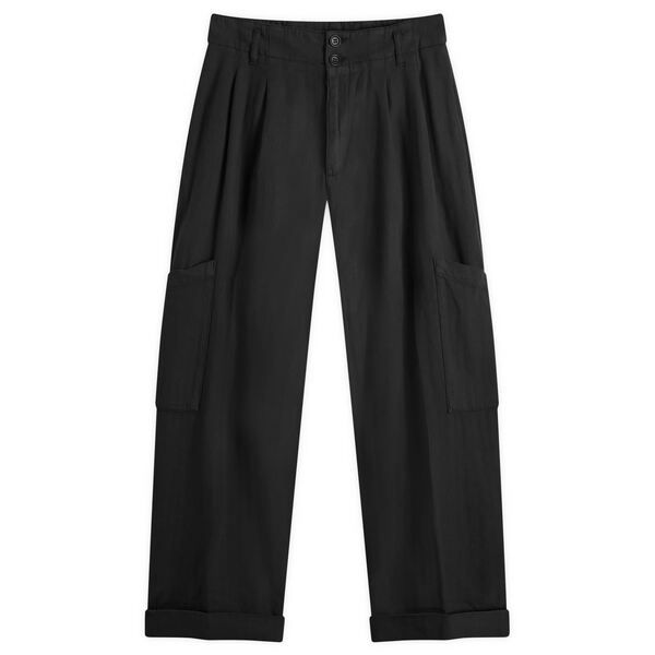 ワイエムシー レディース ボトムス カジュアルパンツ YMC Grease Wide Trousers Black ブラック