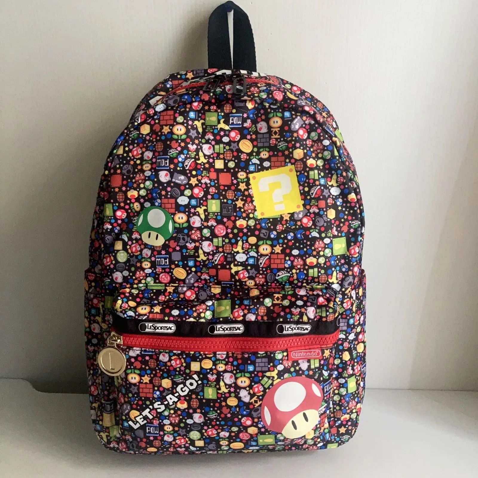 レスポートサック　マリオ　スーパーマリオ 任天堂　リュック レスポートサック スーパーマリオ リュック パワーアップブースト