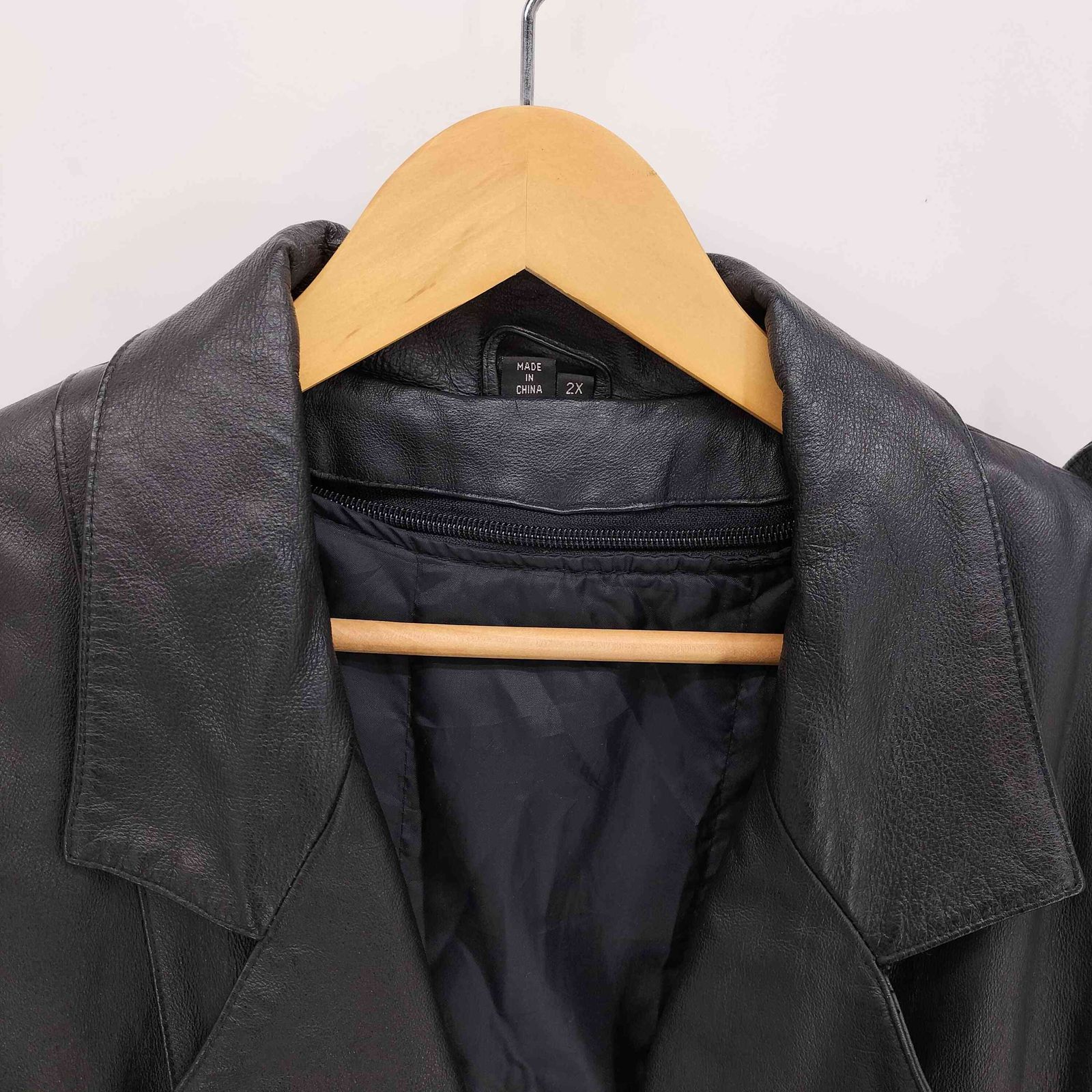 ユーズドフルギ USED古着 WILDA GENUINE LEATHER レザー トレンチ