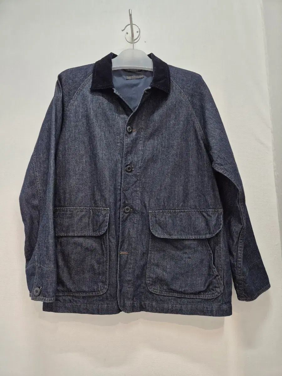 デニム ブルゾン ジャケット コーデュロイ カラ ユニセックス