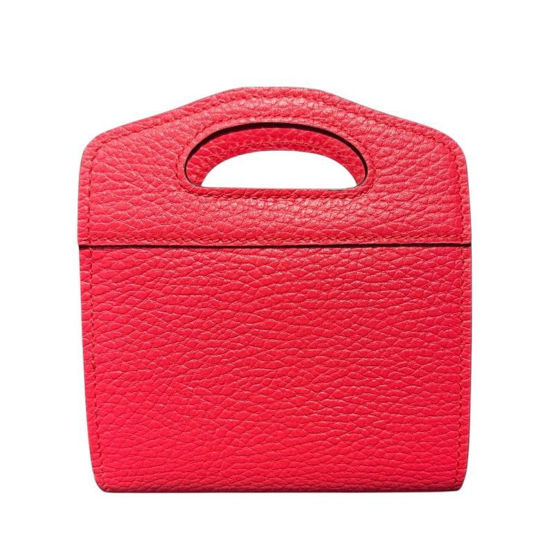 グッチ GUCCI ダブルG コンパクトチェーンウォレット 701074 ピンク レザー レディース ウォレットチェーン