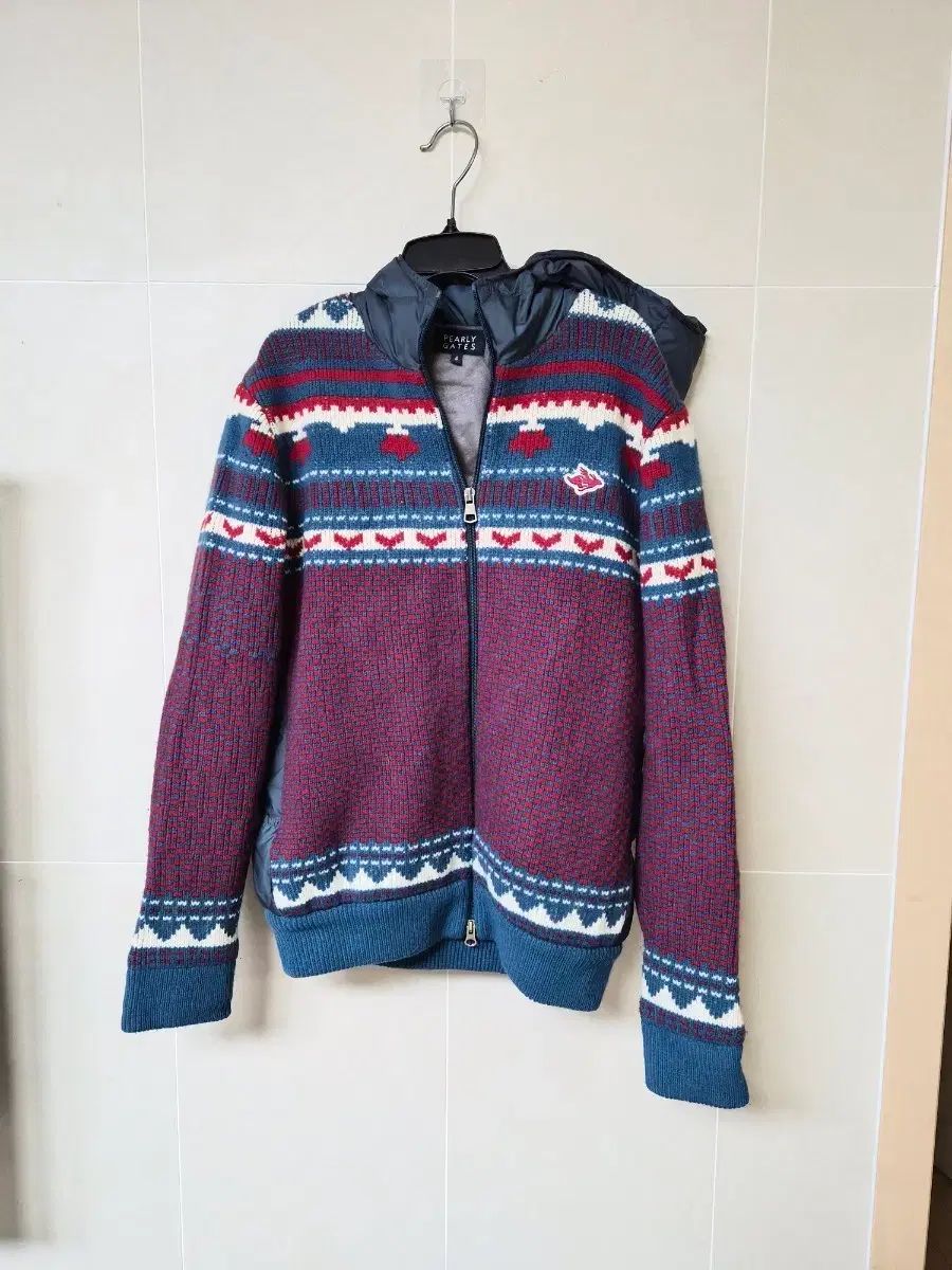 パーリーゲイツ メンズ フーディー ニット ジップアップ