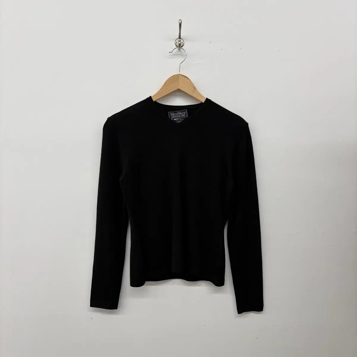 MAX MARA マックスマーラ Weekend Line ブラック Vネック ニット レディース M