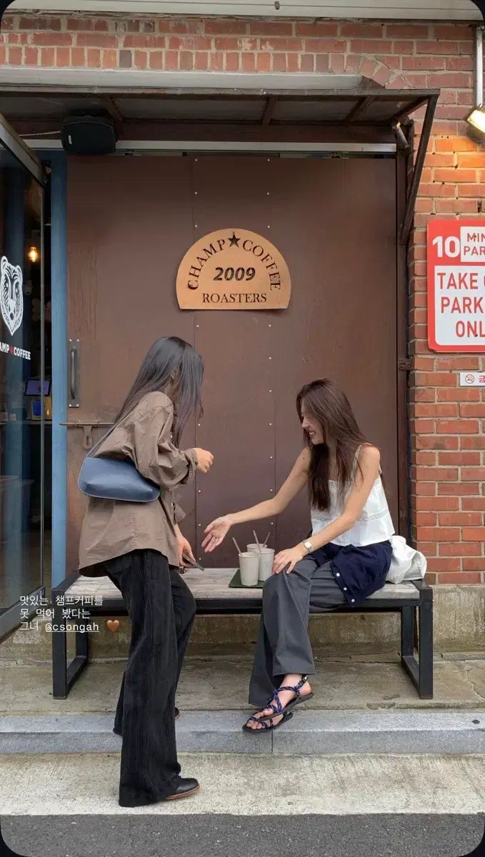 TANNAT スティッチ ストレート パンツ チャコール S