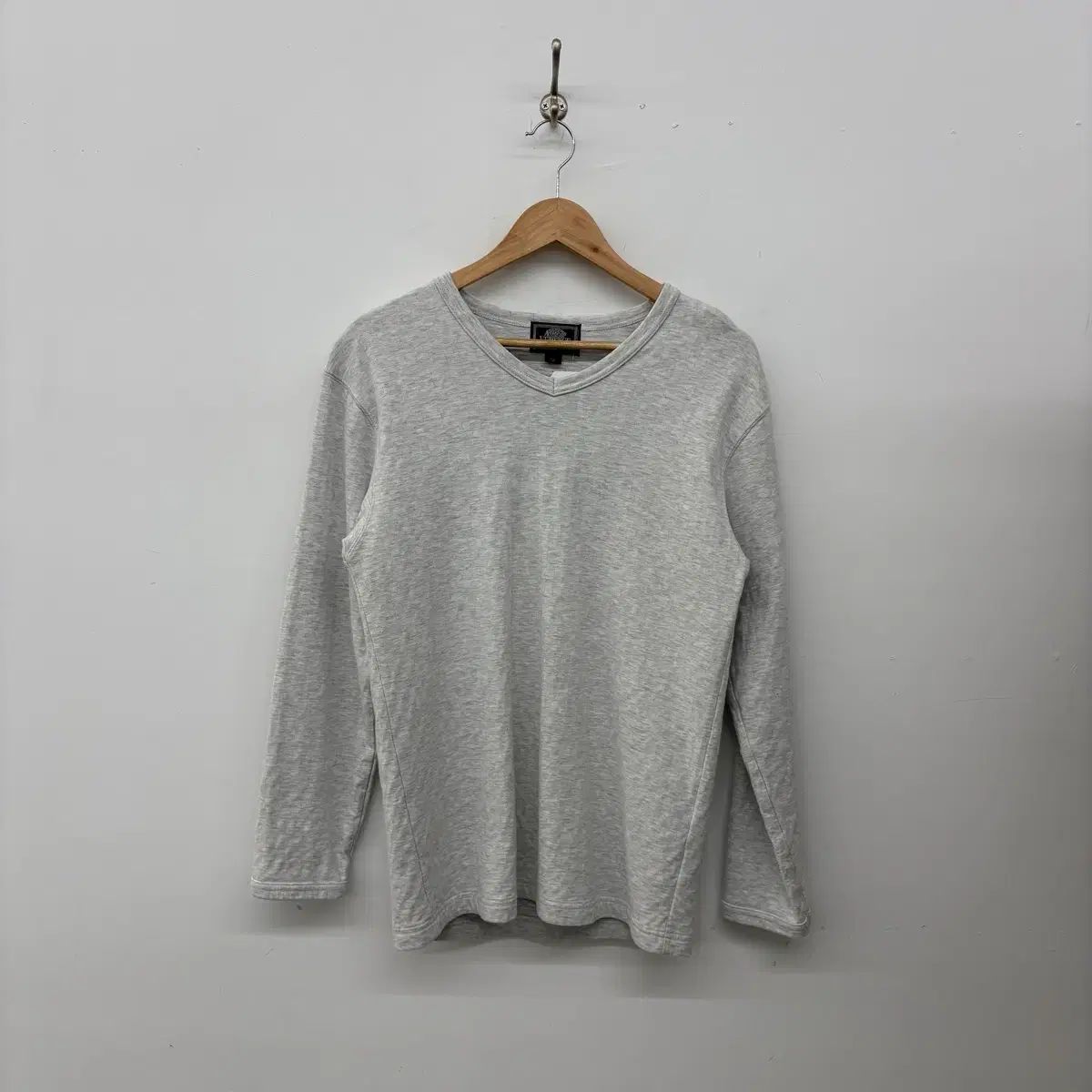 Alfredo Versace Vネック 長袖 Tシャツ メンズ M