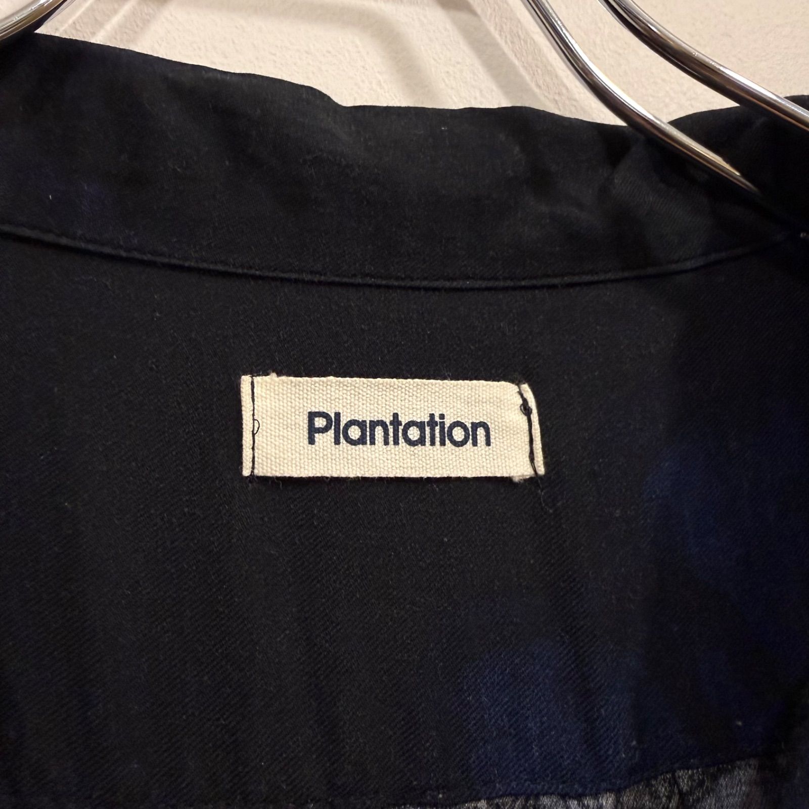 美品◇Plantation◇プランテーション◇花柄長袖ワンピース◇ネイビー プランテーション plantation 花柄 長袖 ワンピース ネイビー サイズM