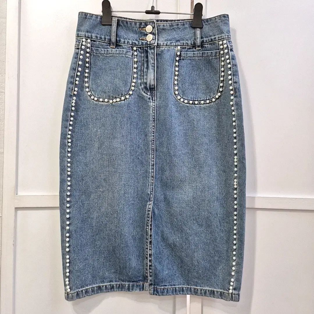 ジェシーニューヨーク パール装飾 ジーン スカート