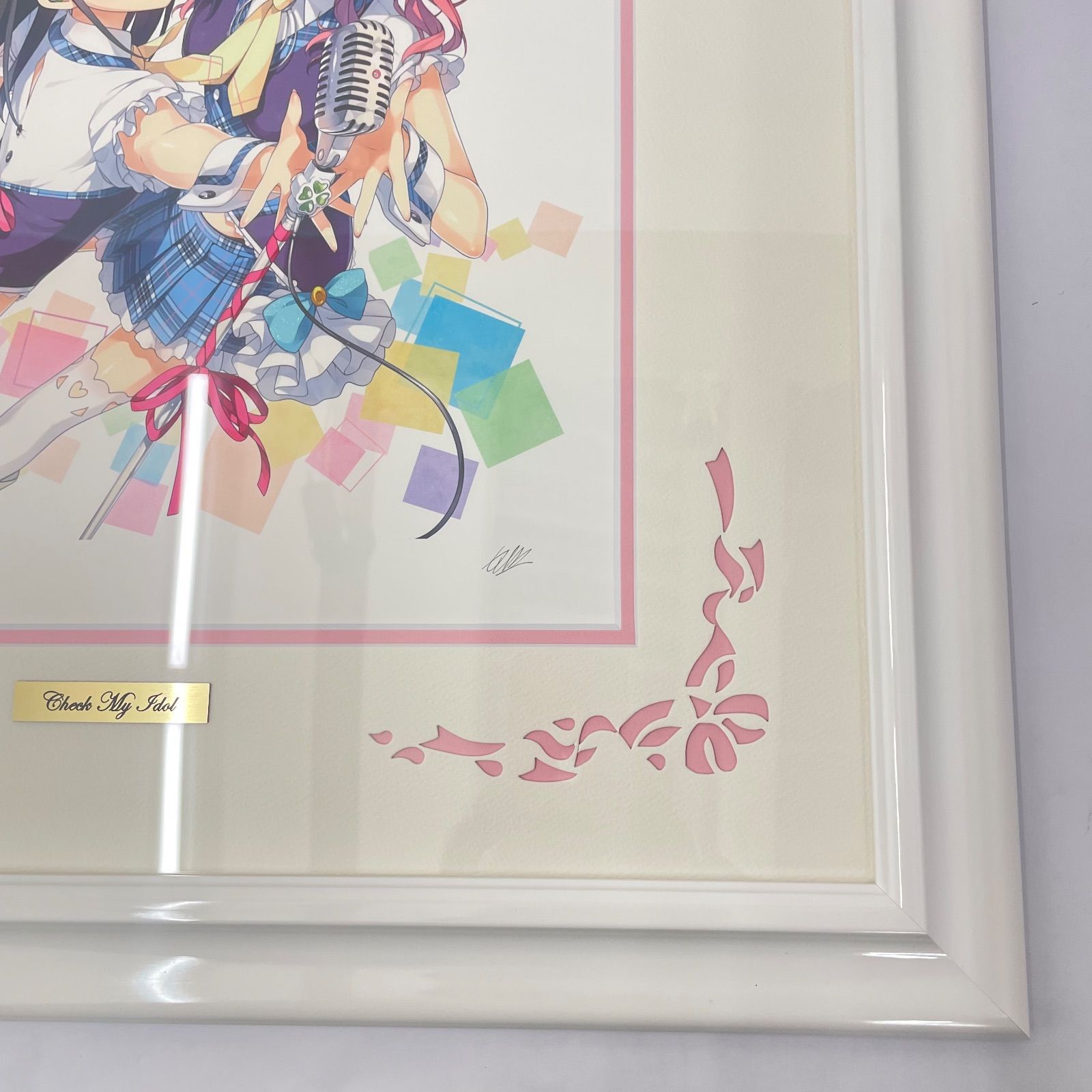 瀬戸店】カントク 版画 「CHECK MY IDOL」 アールビバン【721-8458