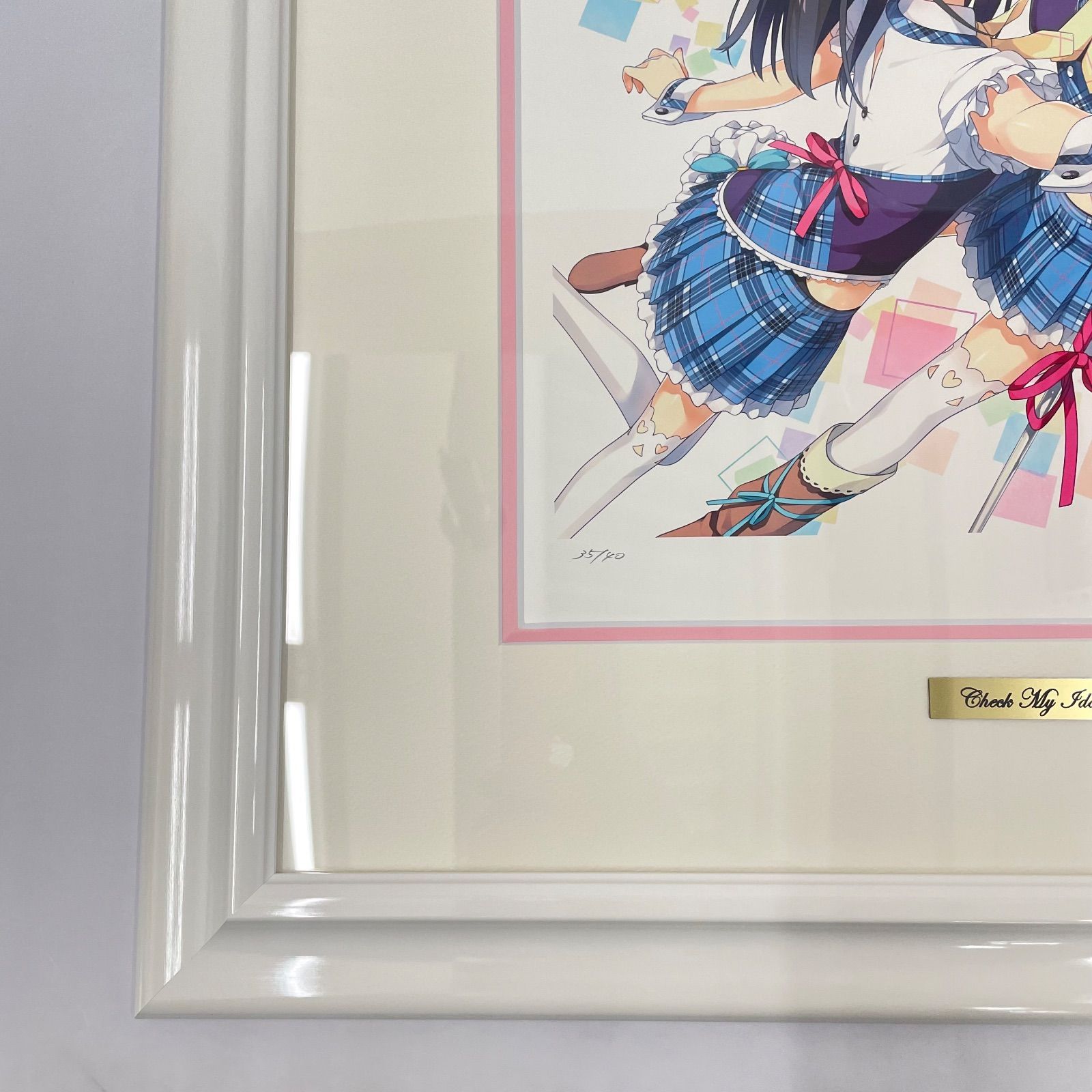 瀬戸店】カントク 版画 「CHECK MY IDOL」 アールビバン【721-8458