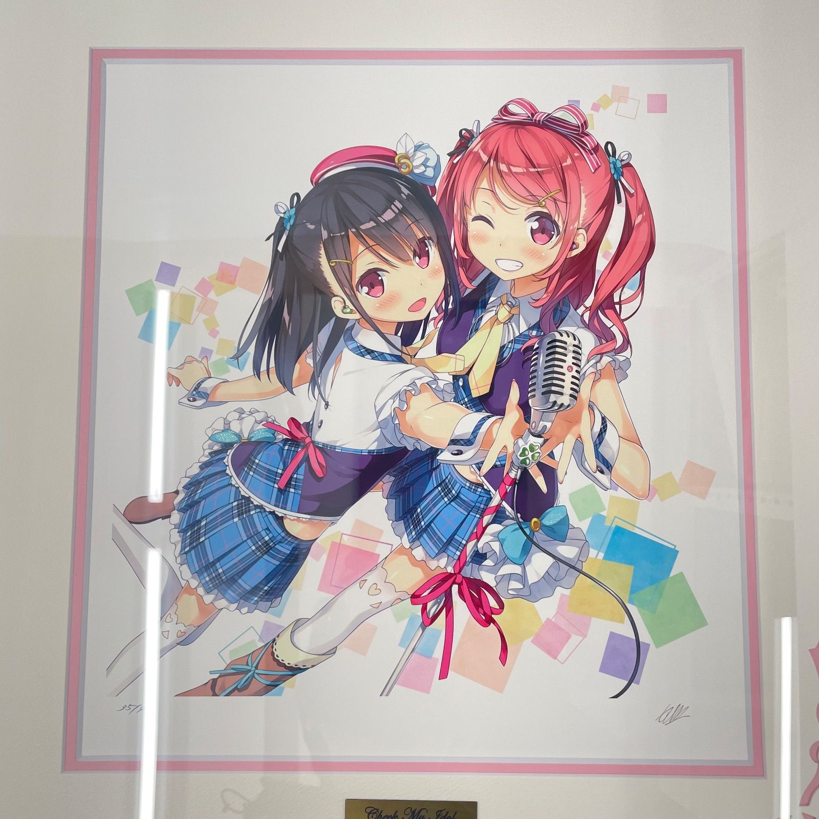 瀬戸店】カントク 版画 「CHECK MY IDOL」 アールビバン【721-8458